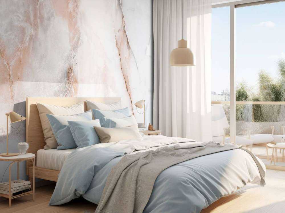 Marmor med lyserødt skær