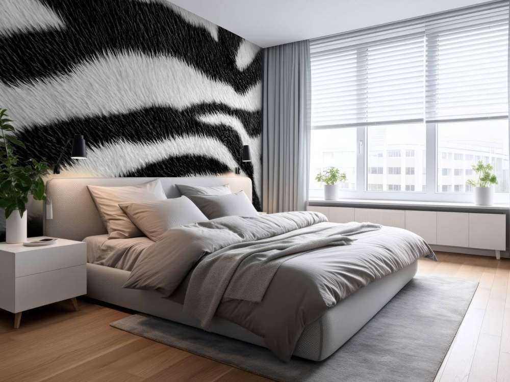Nærbillede zebra frakke