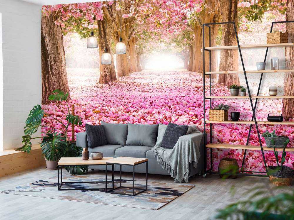 fototapet blomstre