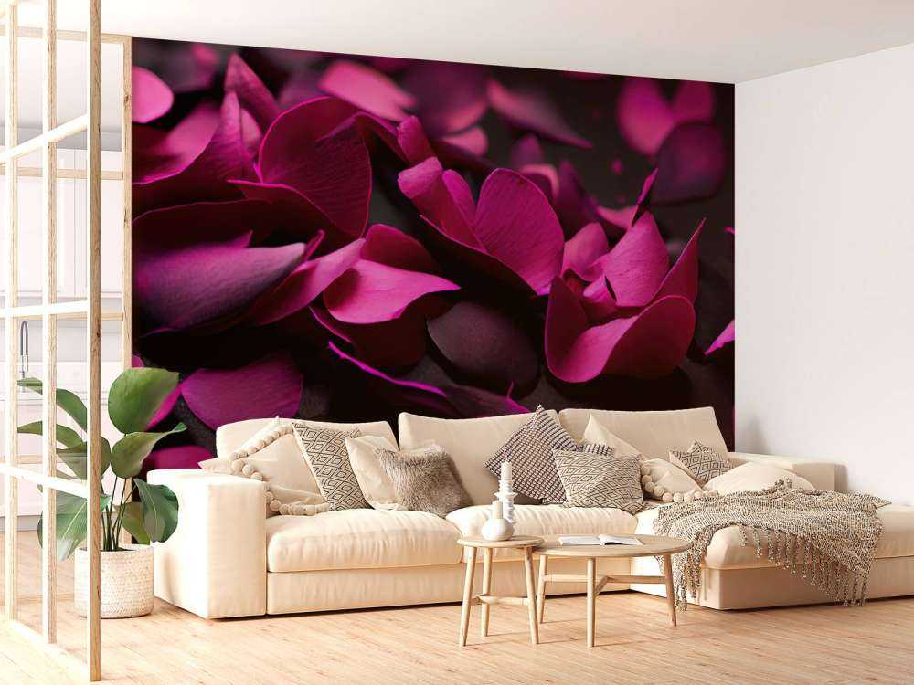 Mørk pink hortensia