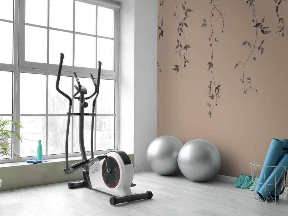 Klematis-kviste på taupe