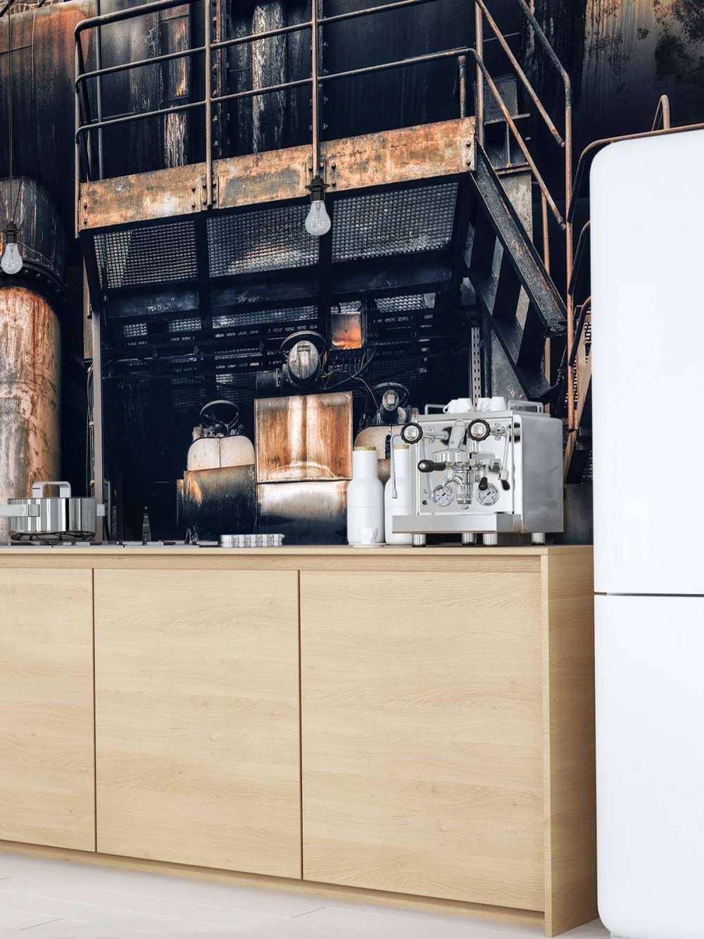 Rør på gammel fabrik