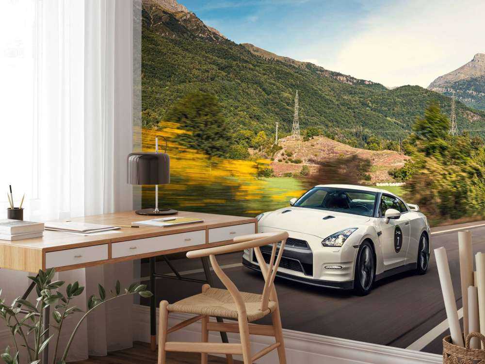 Nissan GT-R-r i fuld fart