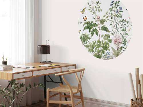 Elegant blomsterillustration