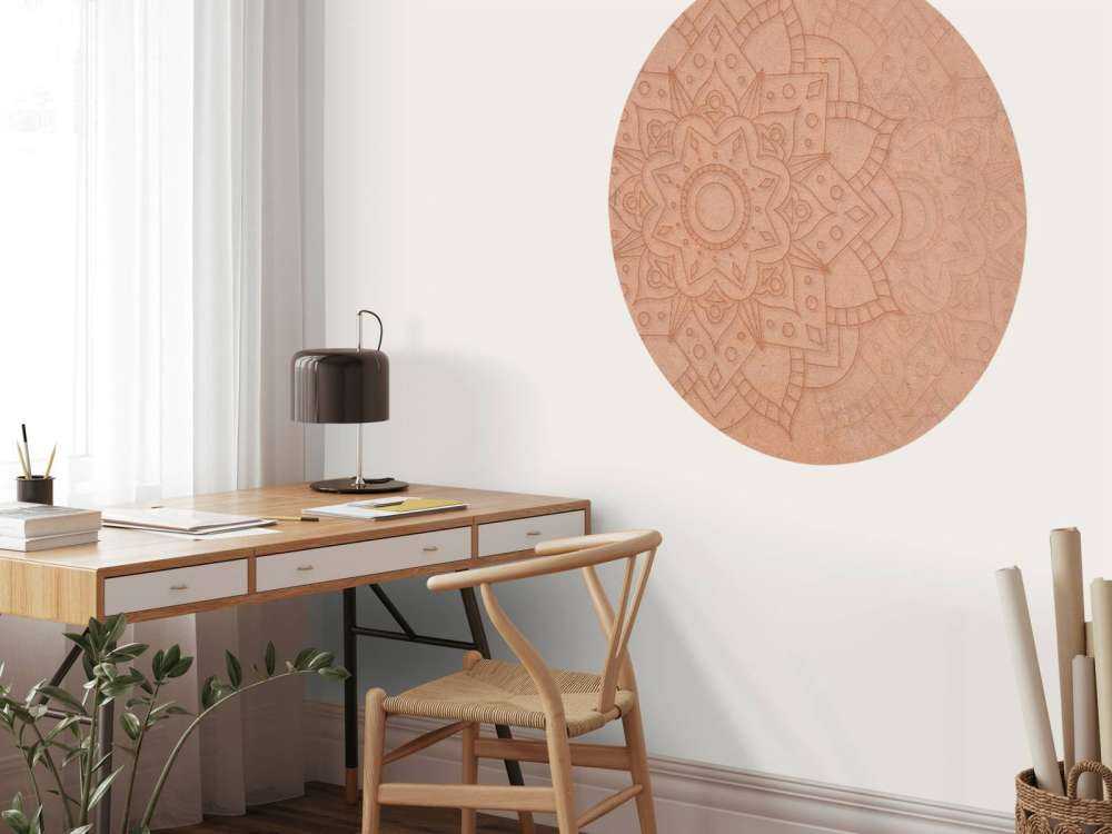 Jordisk geometrisk blomstre