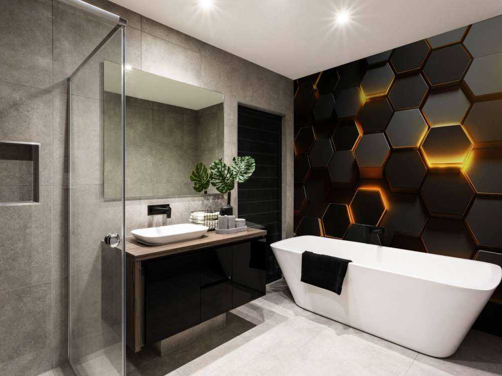 Glødende Gyldne Hexagoner