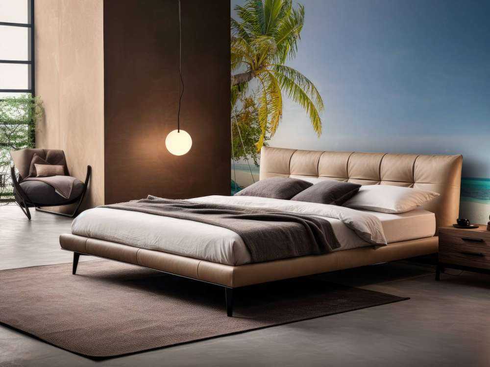 Tropisk strand med gynge