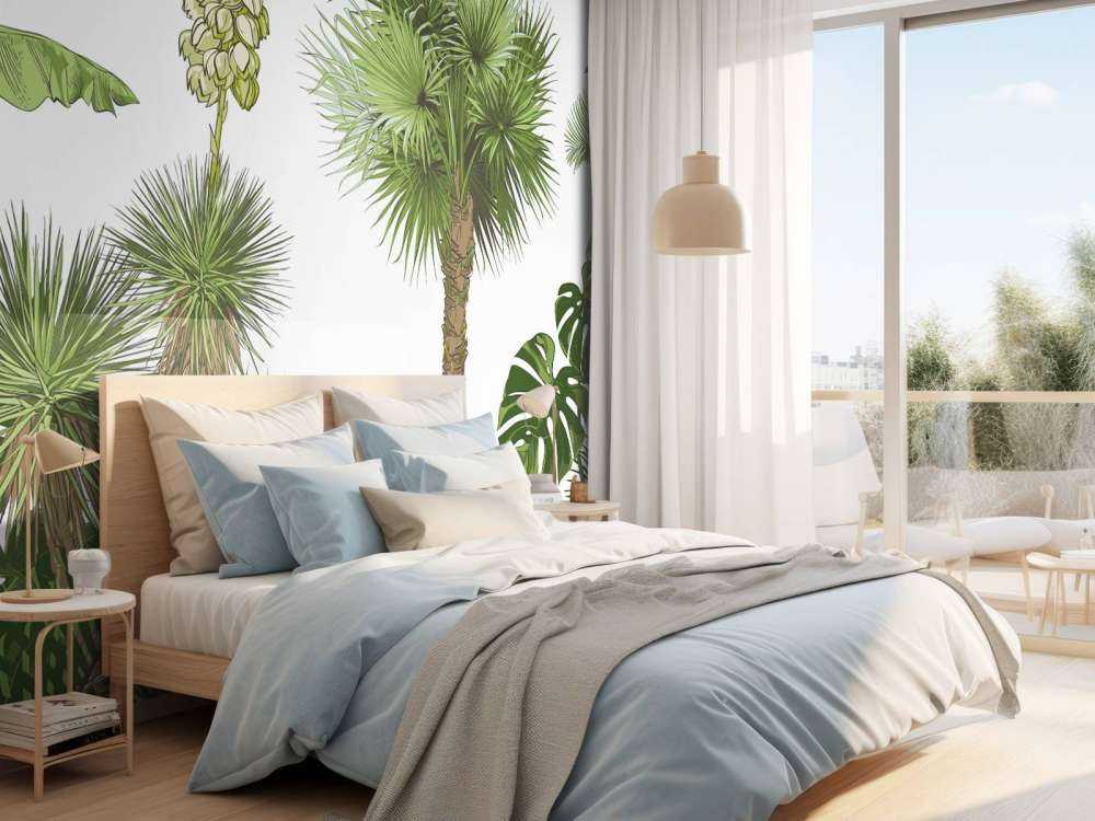 Grønne tropiske planter