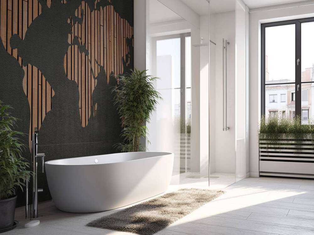 Verdenskart med treplanker