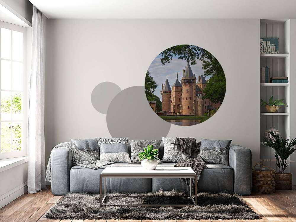 Castle foran De Haar Castle fra hagen