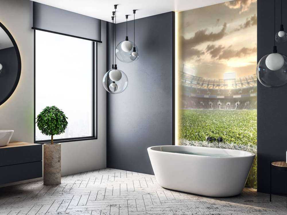 Stadion med kunstgress