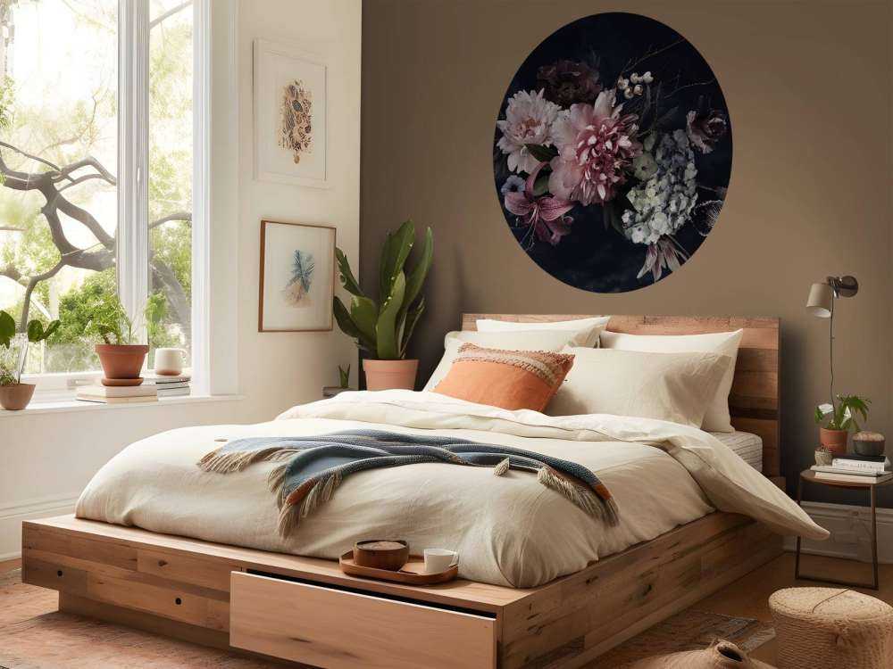 Vintage blomsterbed