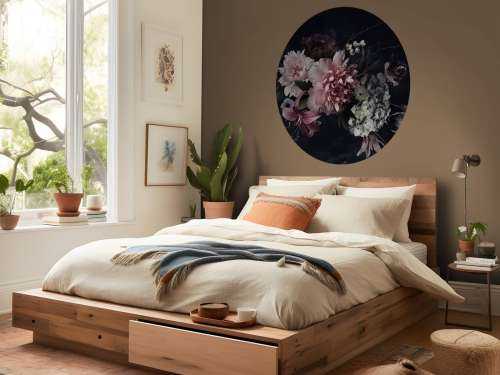 Vintage blomsterbed