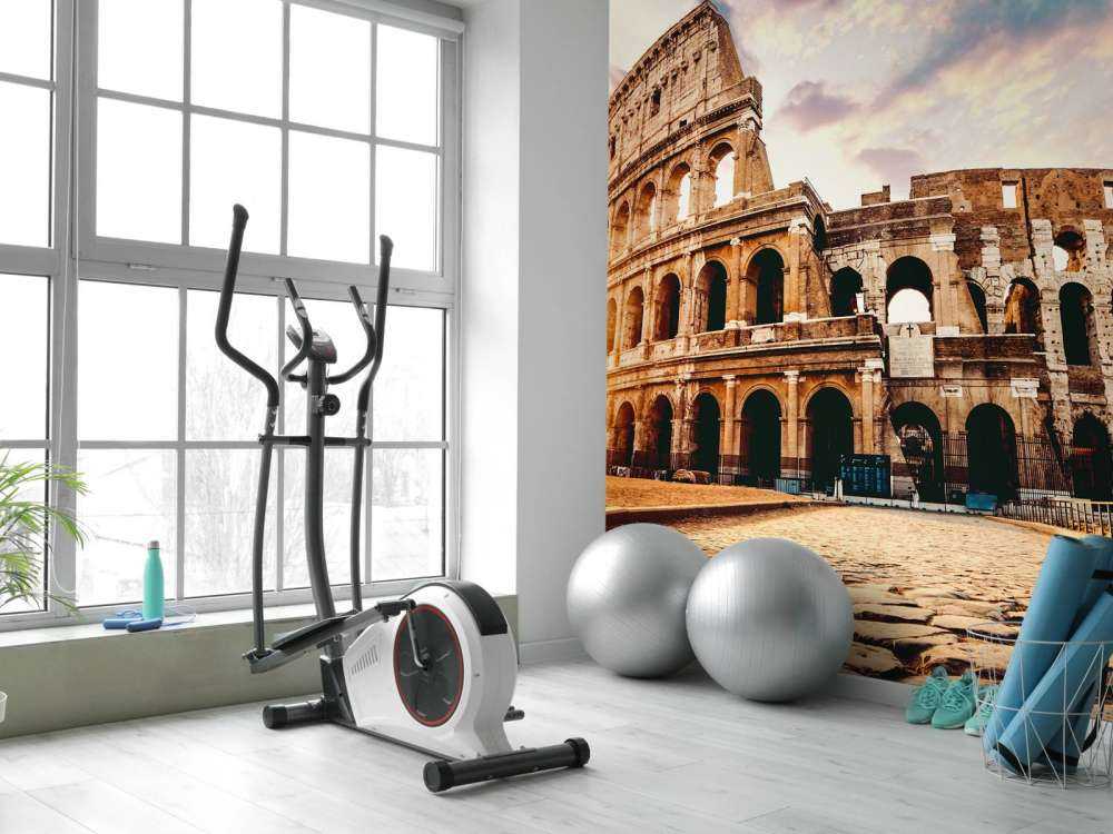 Soloppgang ved Colosseum