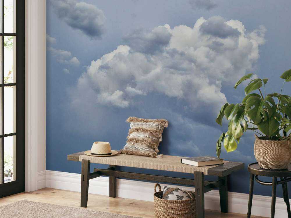 Vakker overskyet himmel