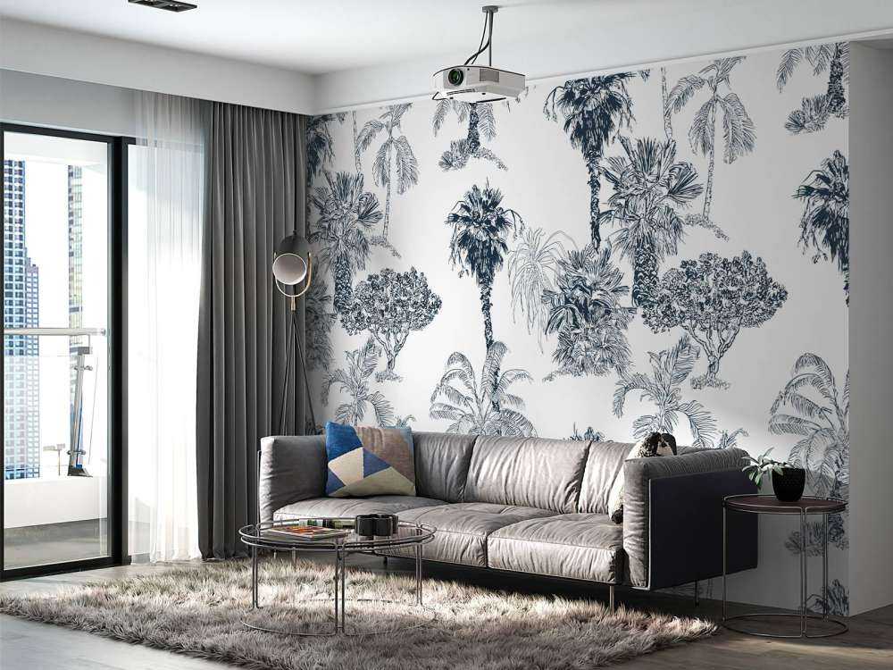 Tropiske palmer og trær