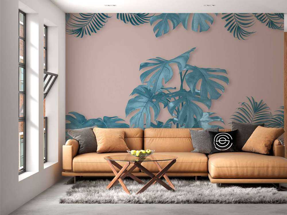 Mønster tropiske blader