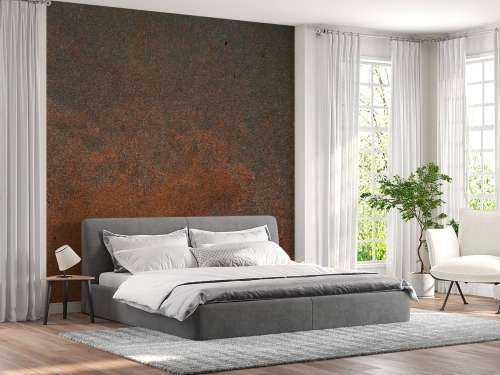 Nærbilde gammel metallplate