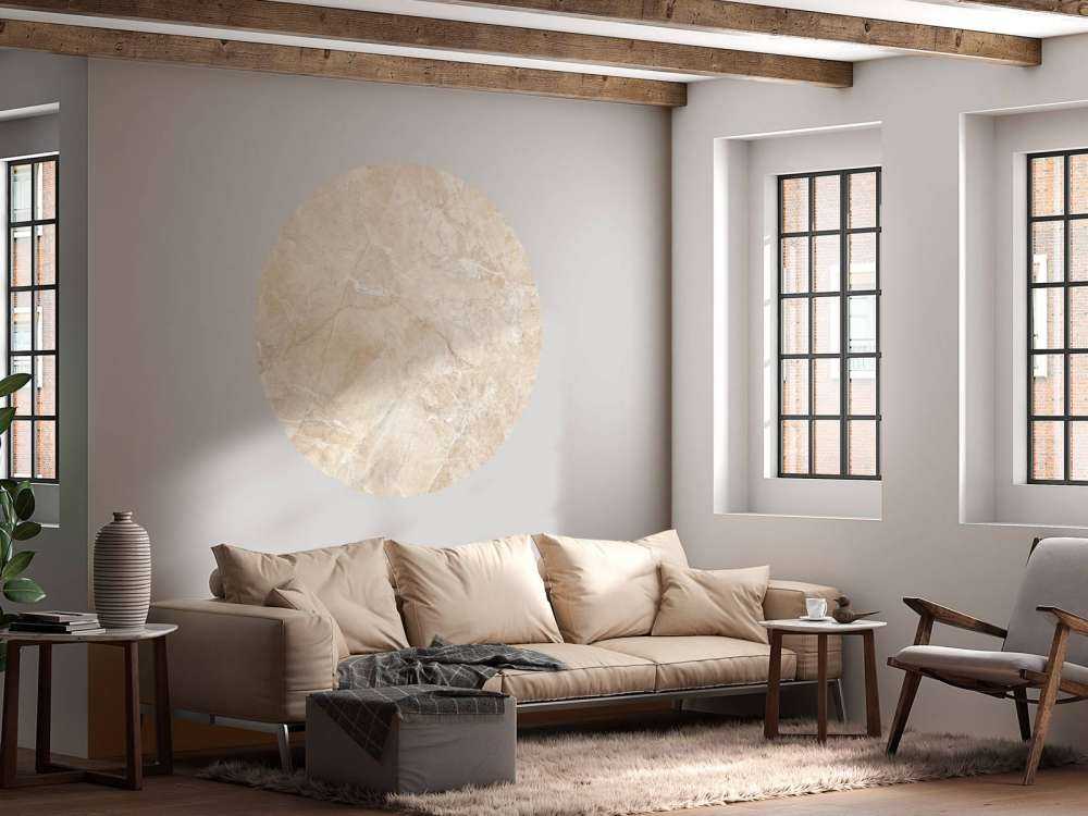 Lys beige marmorskog