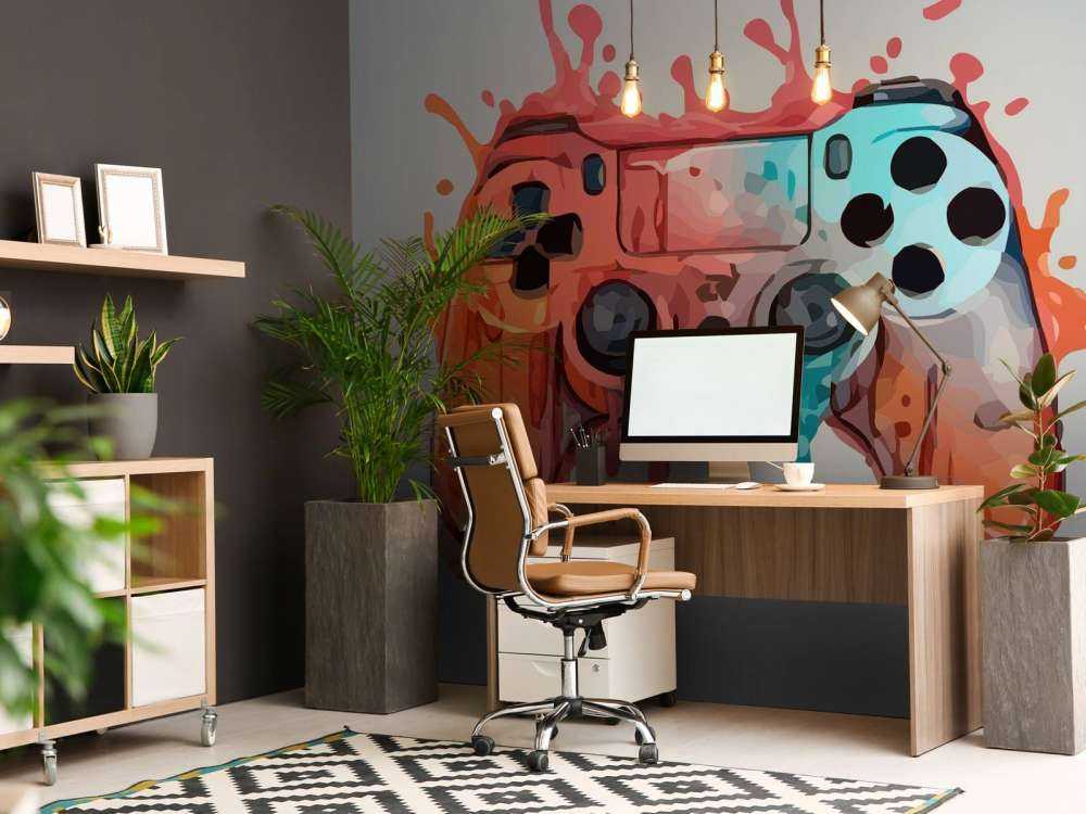 Akvarell Gamer Sprut