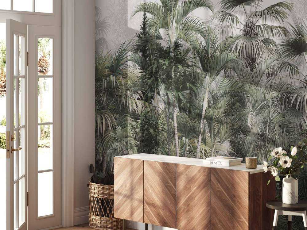 Hviskende Grønt Tåkeskog