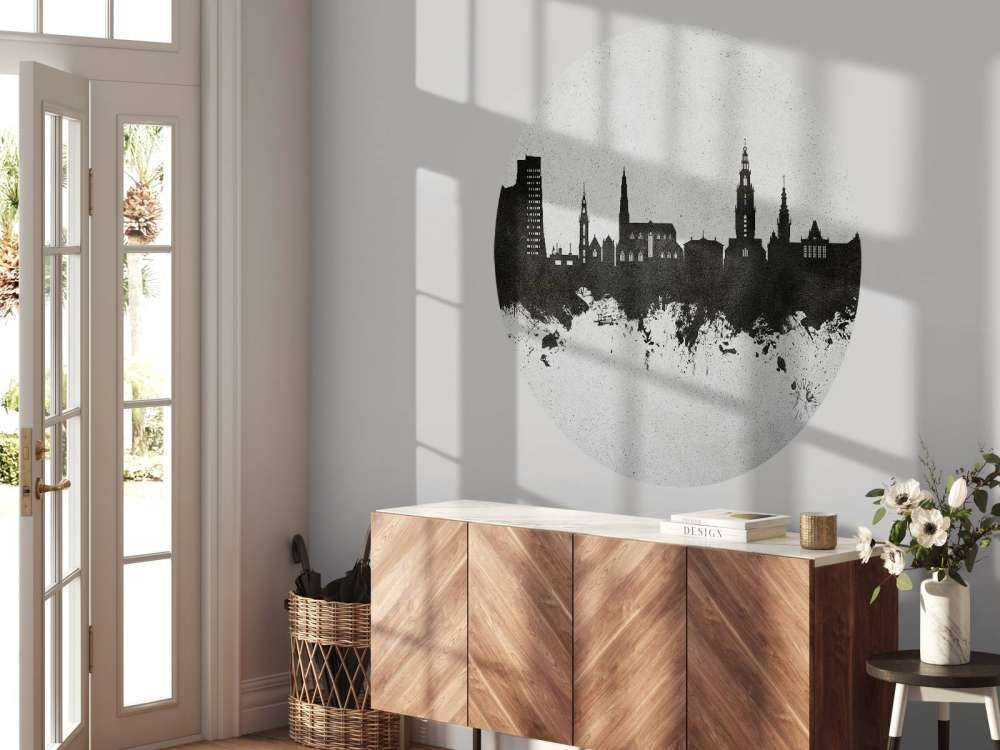 Akvarell silhuett, Groningen