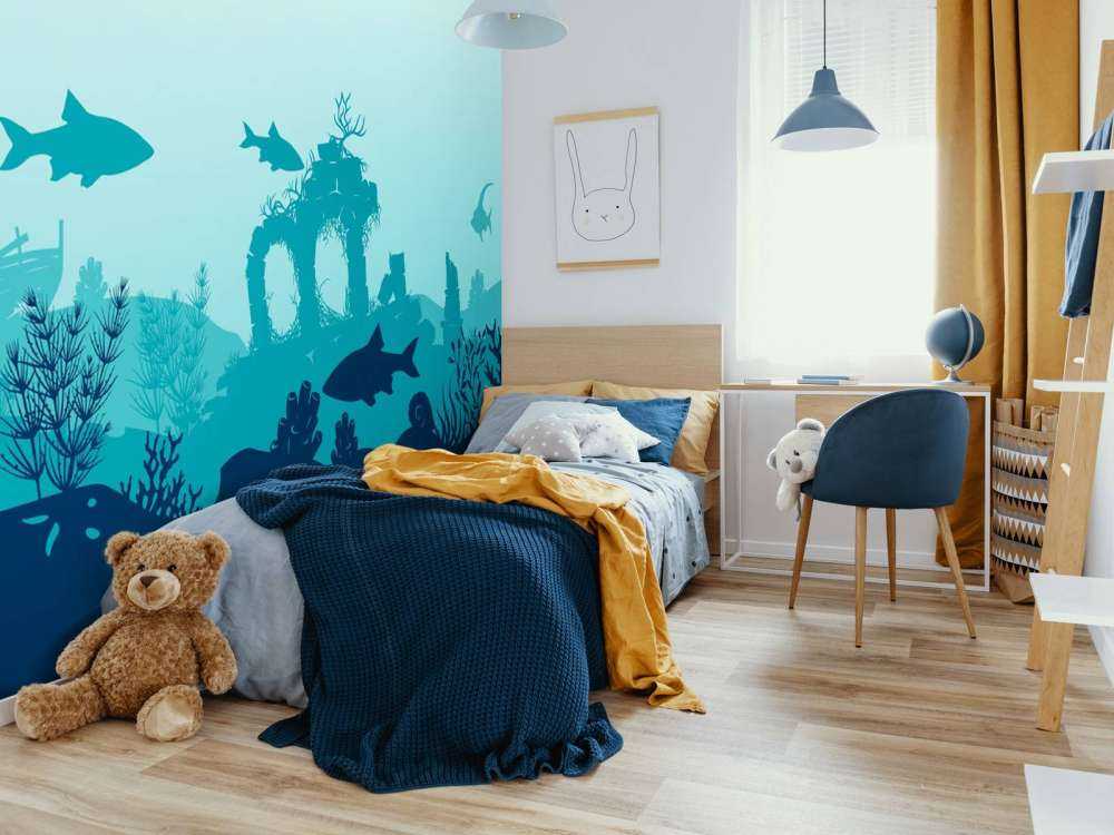 Undervanns silhuetter