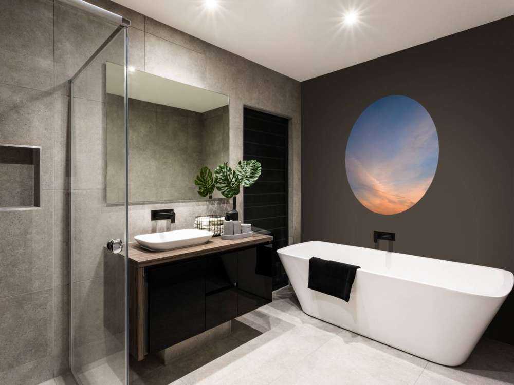 Vakker farget himmel