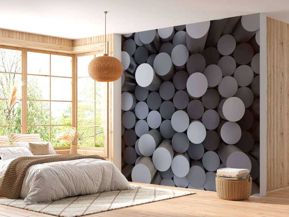 Färgglada cylindrar