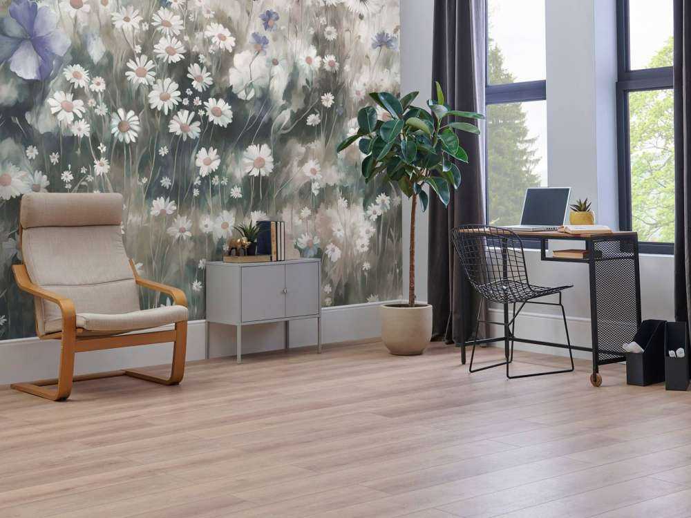 Frodig grönska av sommargrå