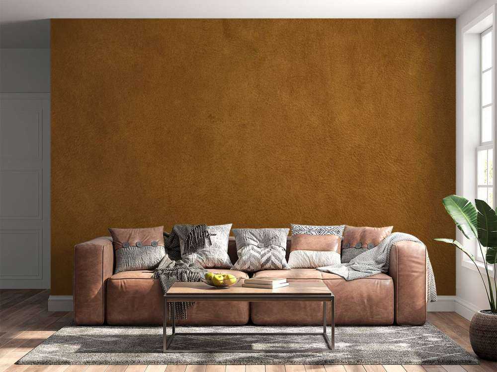 Läder guld