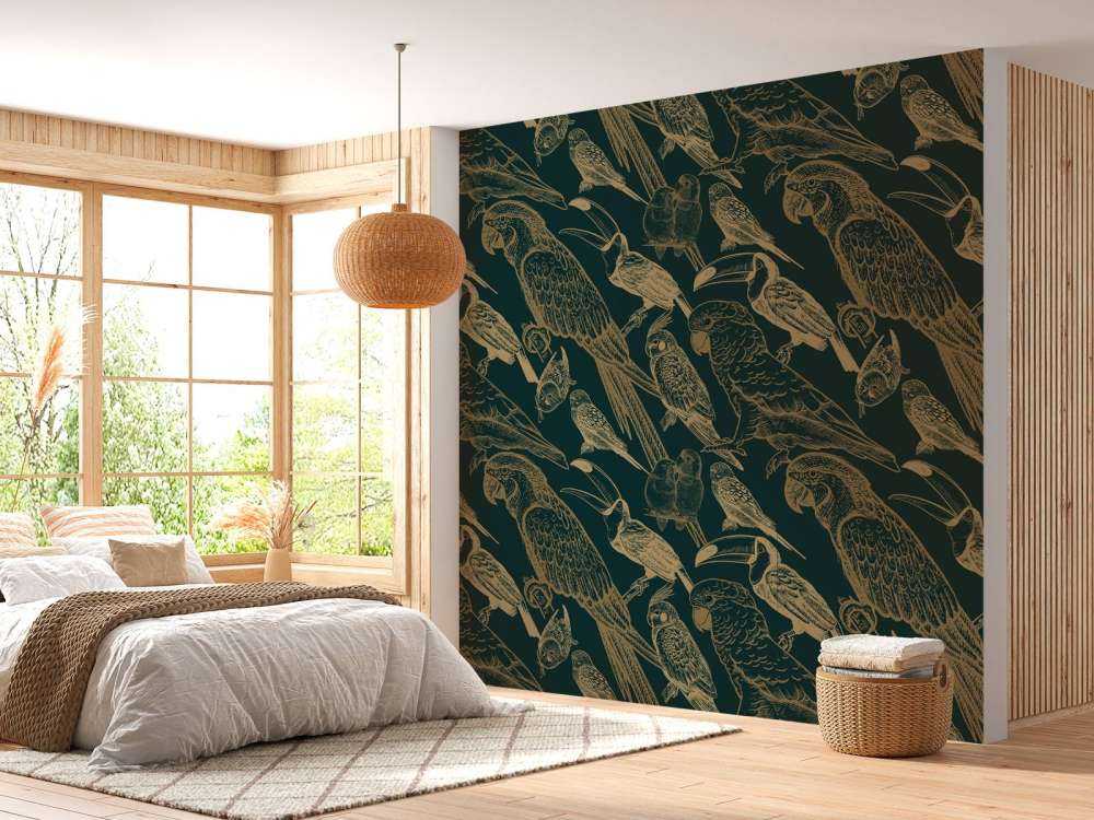 Papegoja och Toucan mönster