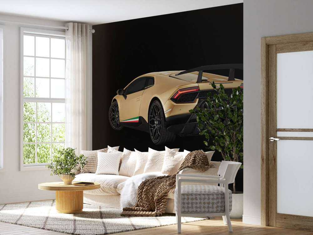 Lamborghini Huracán - Vänster bak, svart