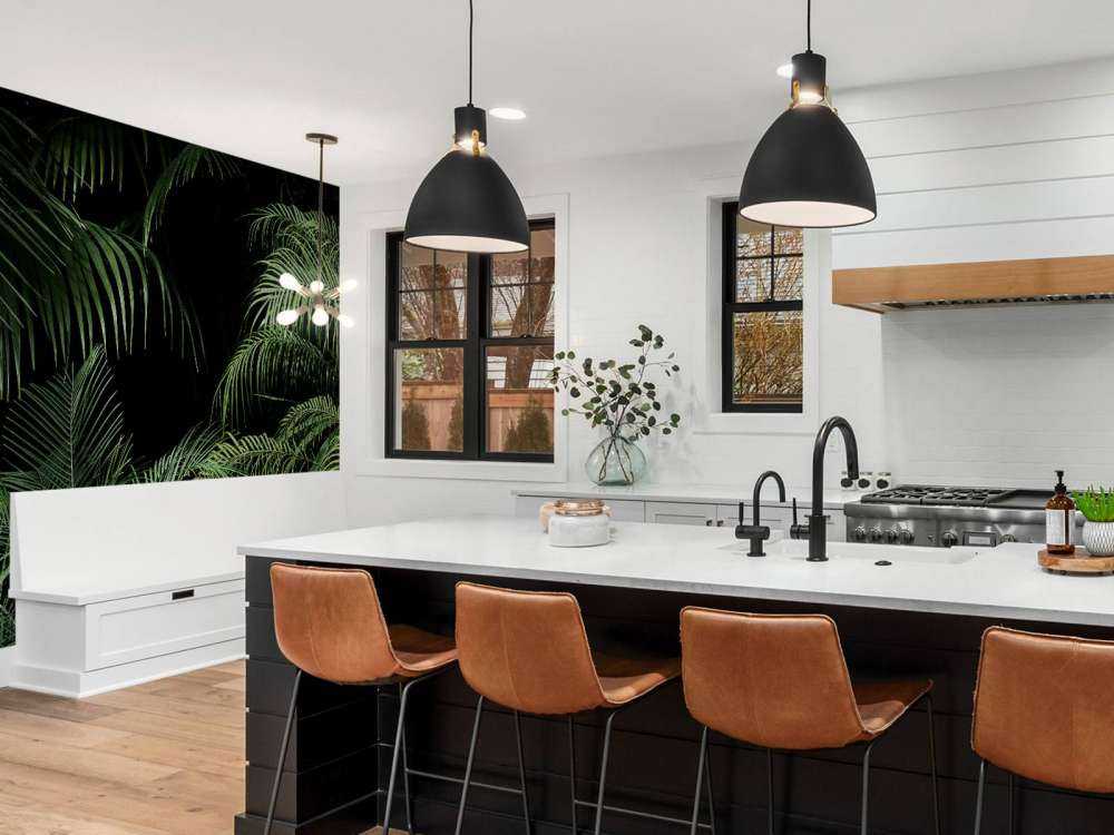 Växt med gröna blad