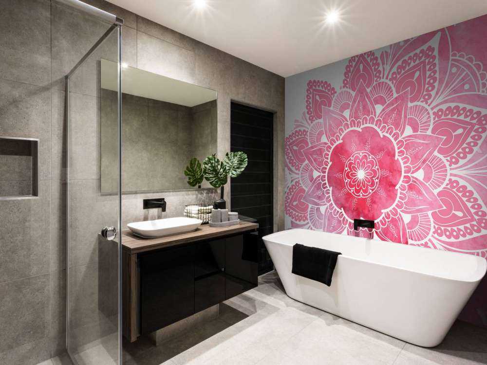 Mandala med blommönster