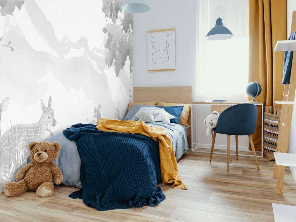 Hjorte i grå nuancer