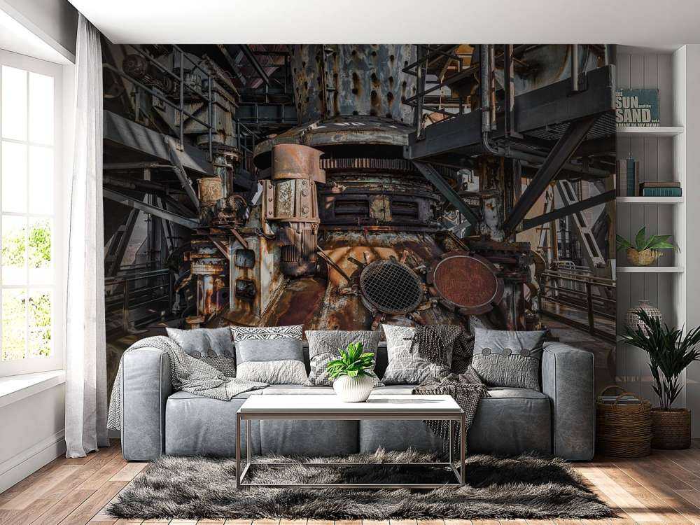 Rusten gammel fabrik