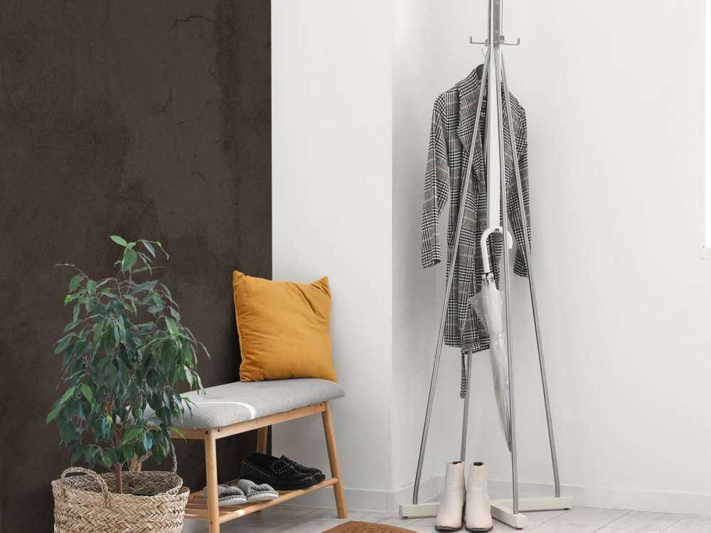 Brun beton af fyrretræ