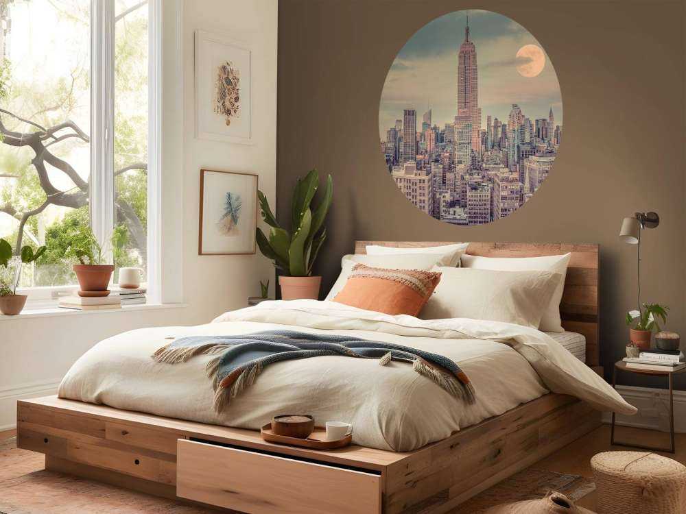 Empire State Building med Manhattan