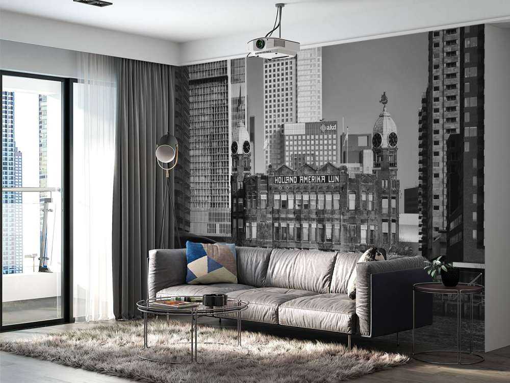Hotel New York i sort og hvid Rotterdam 