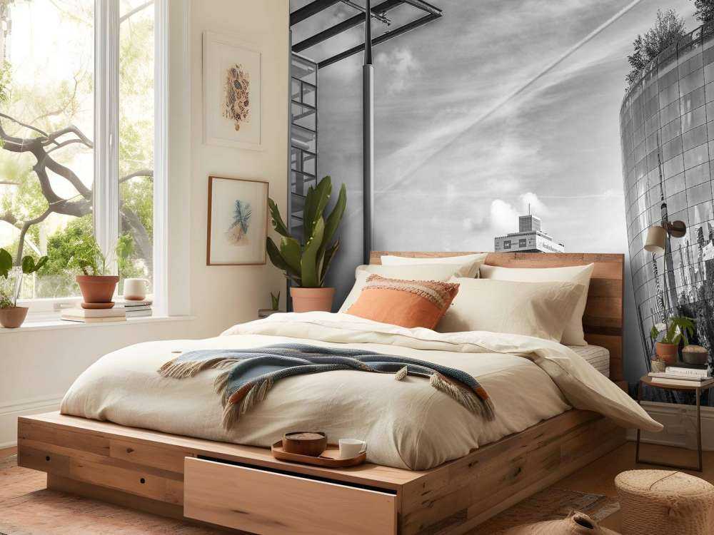 Museumsdepotet i Rotterdam i sort og hvidt 