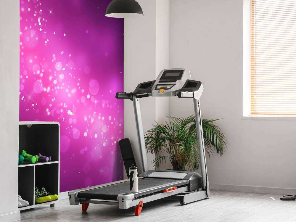 Lyserød glitter glimmer