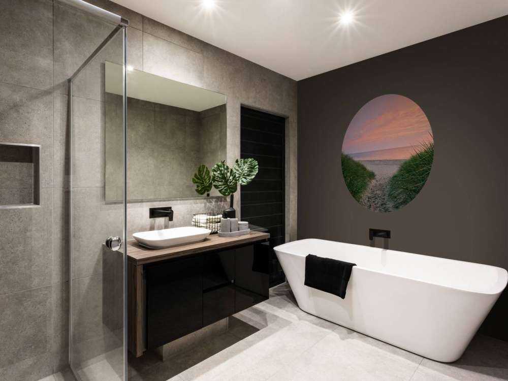 Klitpassage ved solopgang