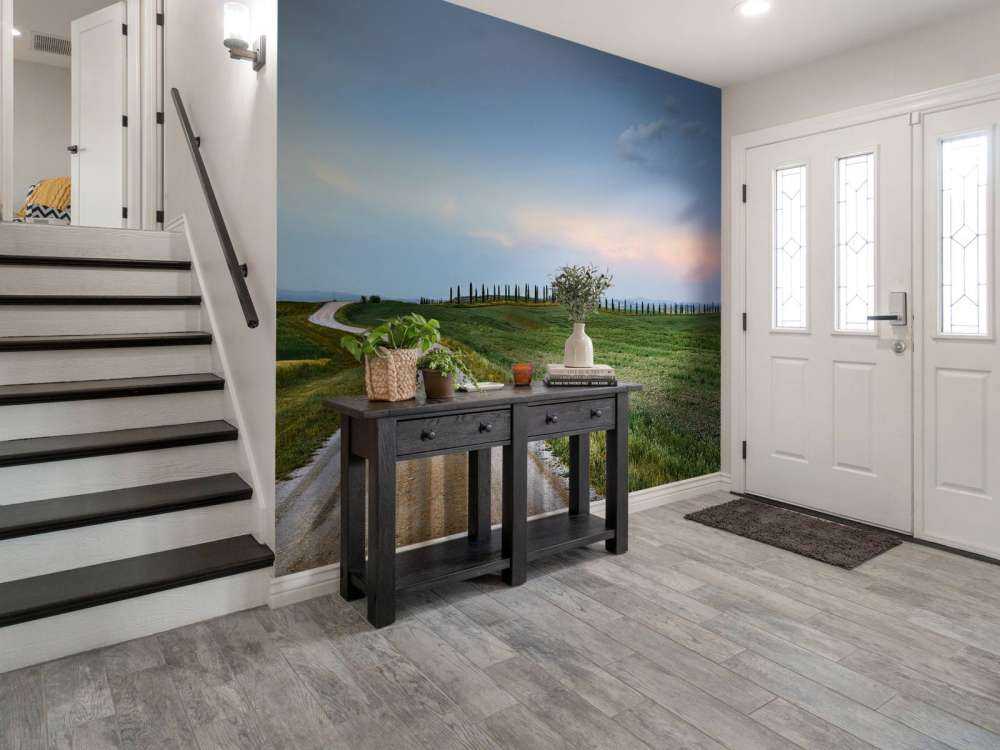 Vej gennem italiensk landskab