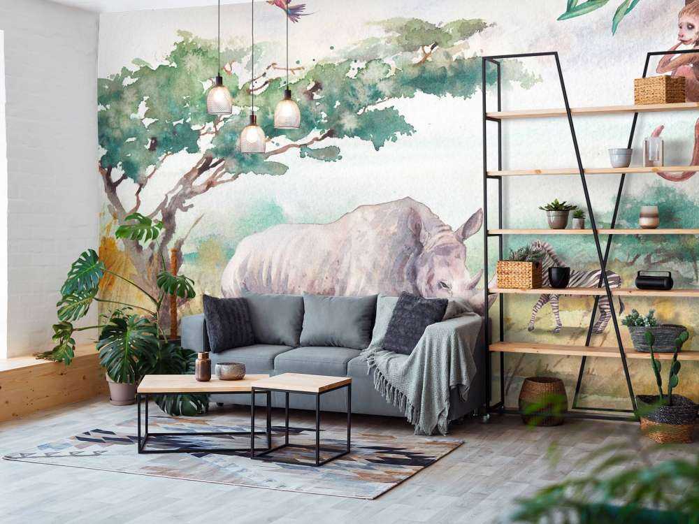 Akvarel jungle