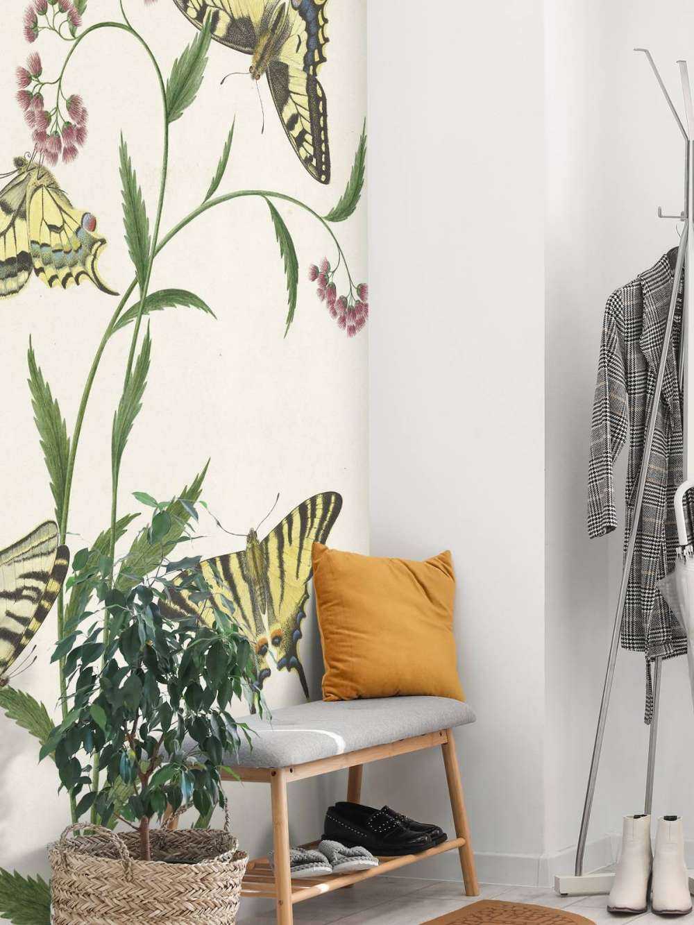 Fire sommerfugle på blomster, Paulus Knogh