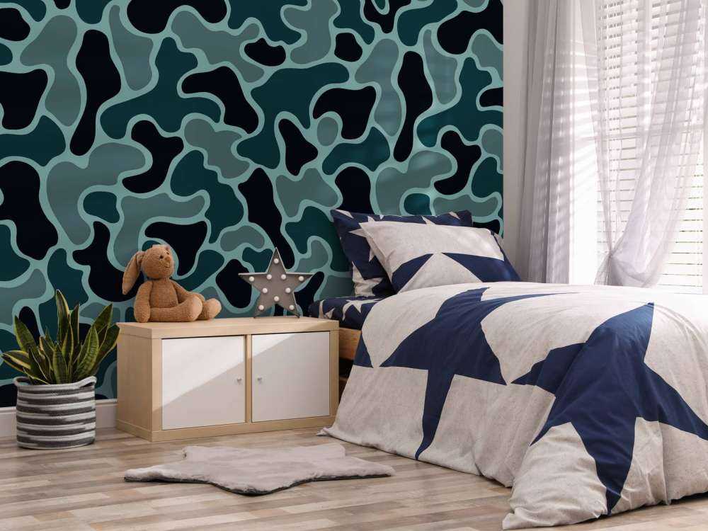Grøn grå camouflage