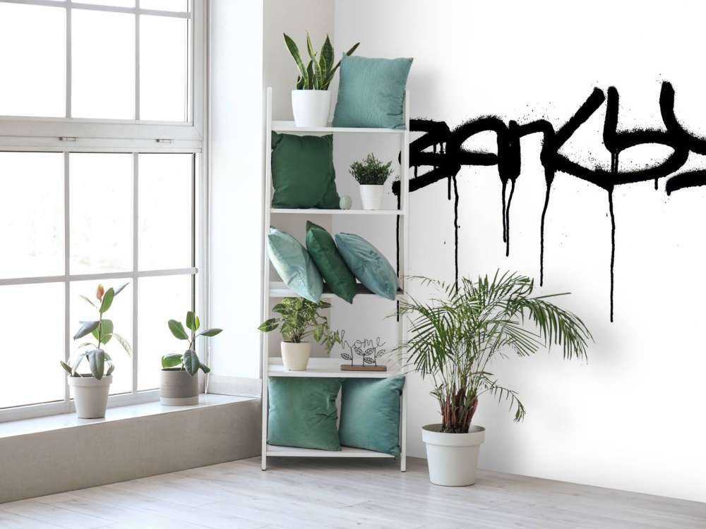 Banksy - Tag, white
