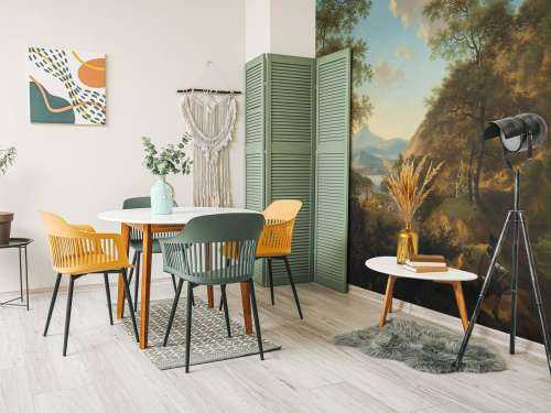Italiensk landskapp med kunstner