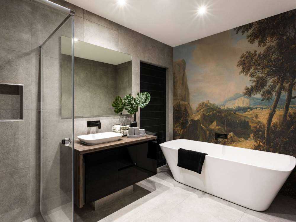 Fjelllandskapp med fisker